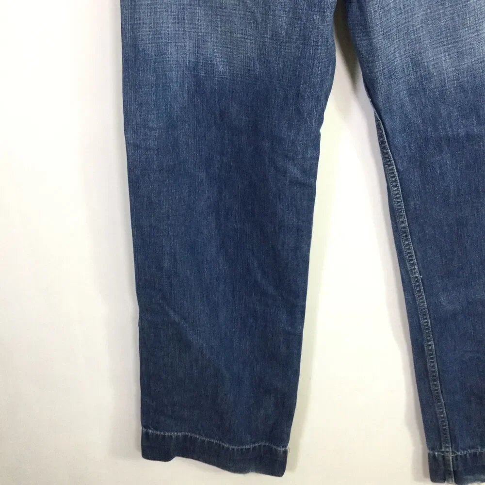 Polo Ralph Lauren Jeans Co Mens Cargo Carpenter Vintage Jeans Blue Size 34
